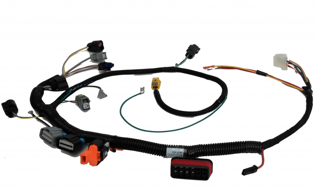 A Small Engine Wire Harness Manufactured by Precision Cable Assemblies Small engine wire harness assembly manufactured by PCA.